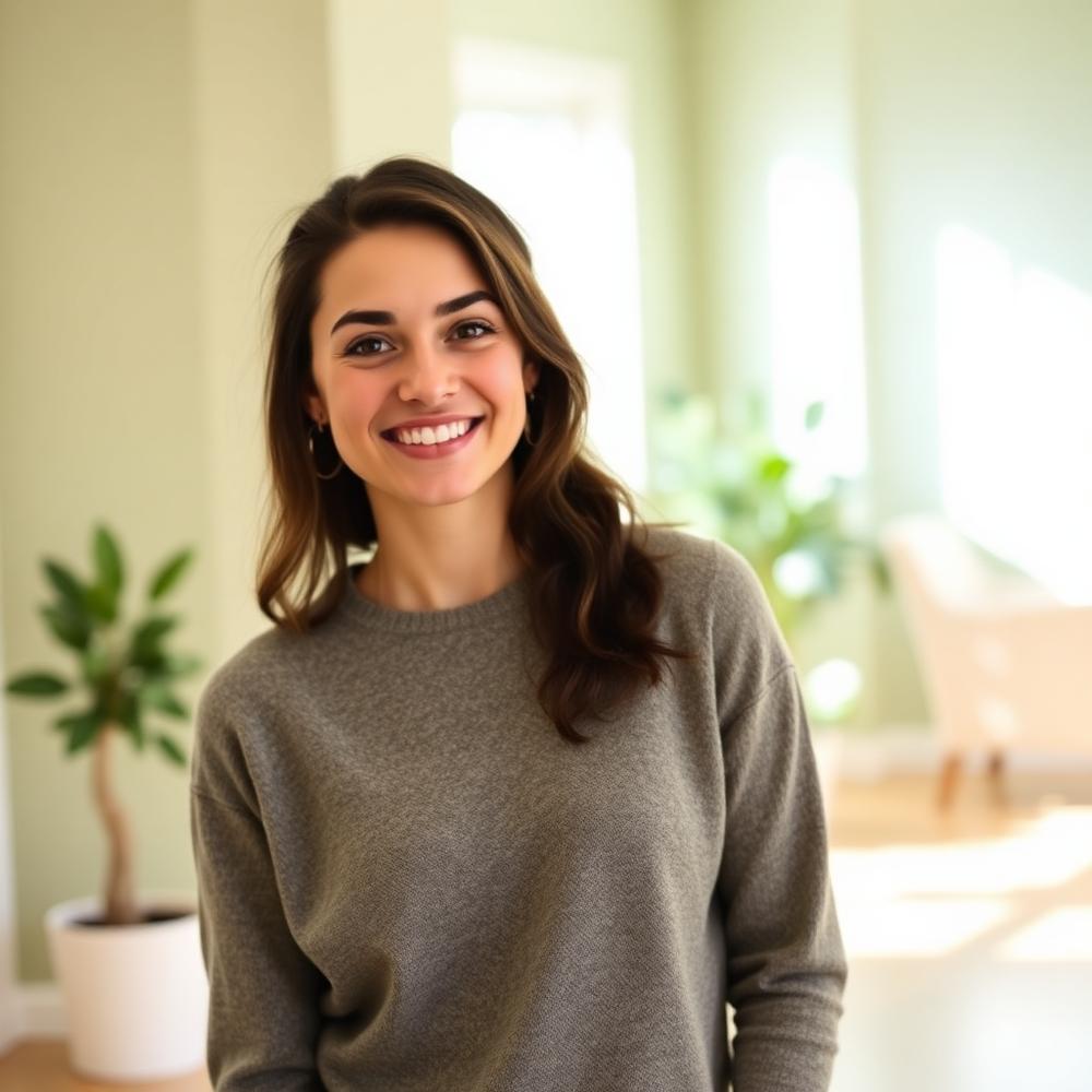 A NeuCare practitioner smiling in a bright room